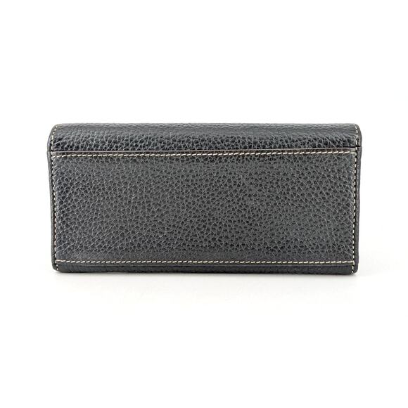 Dooney & Bourke Pebble Grain Leather Bifold Clutch Wallet Vintage - Picture 2 of 5